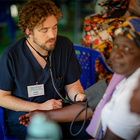 KCU medical student Mason Tuttle in Kenya